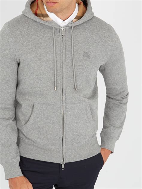 mens burberry zip up hoodie|heavy weight hoodie Burberry.